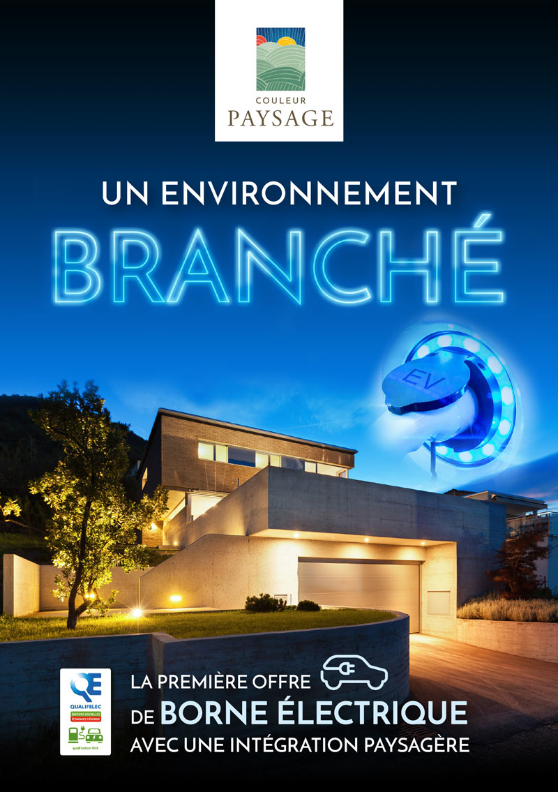 Dépliant de promotion pour Couleur Paysage créé par K unique, agence de communication à Quimper