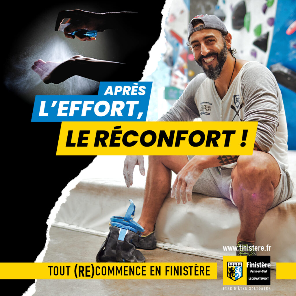 Campagne culture sport conseil Départemental du Finistère créé par K unique agence de communication à Quimper