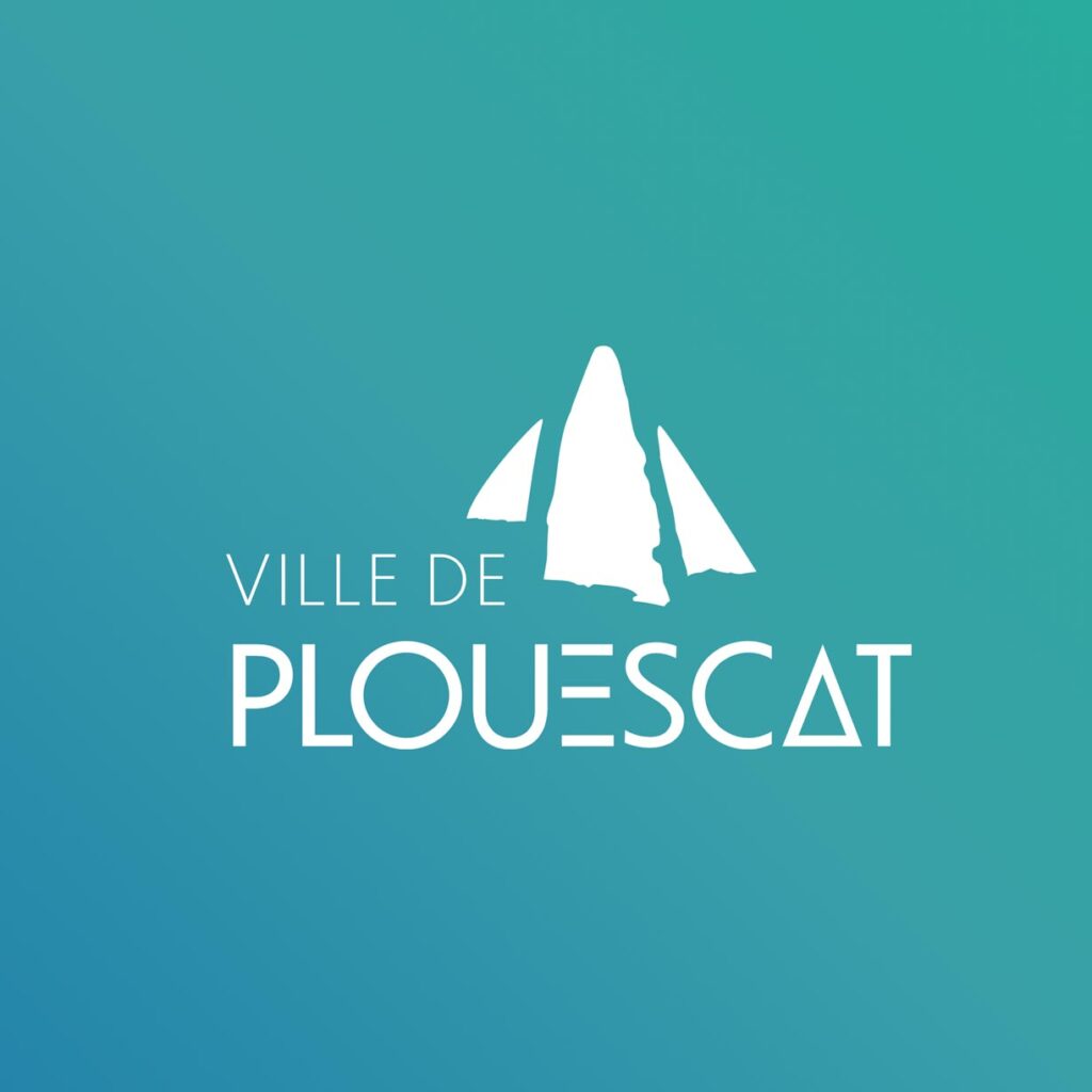 Logo pour la ville de Plouescat créé par K unique, agence de communication à Quimper