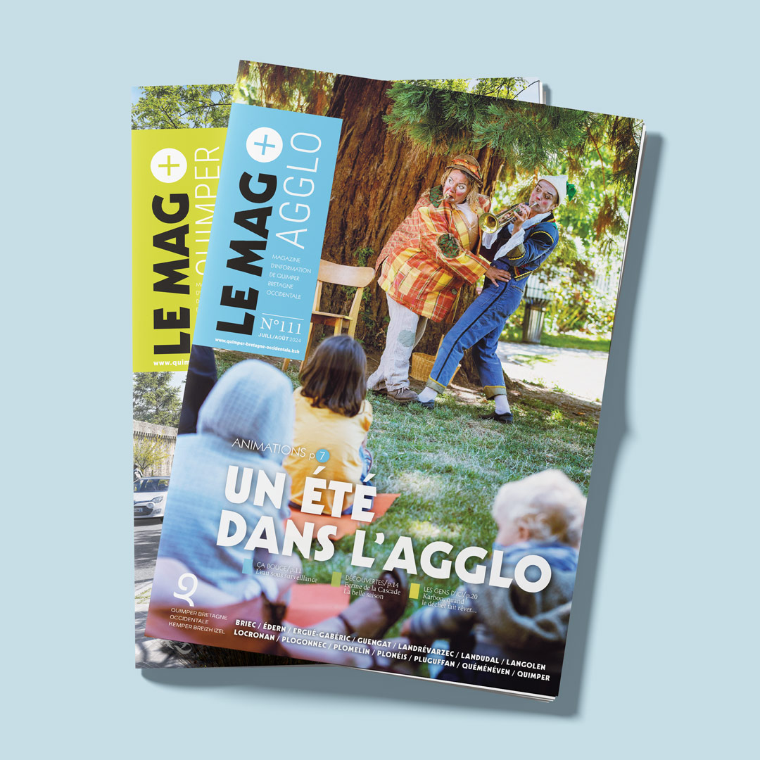 Magazine Le Mag+ de Quimper créé par K unique, agence de communication à Quimper